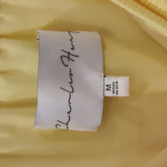 CHARLES HENRY YELLOW RUFFLE SUNDRESS-SIZE M - Picture 4 of 8
